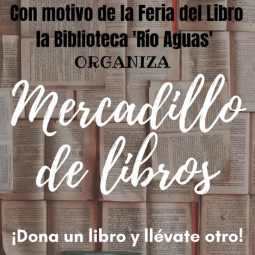 Mercadillo de libros en el IES RÍO AGUAS