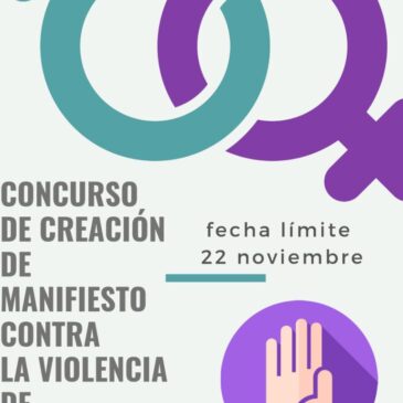 Concurso de Creación de Manifiesto contra la violencia de género