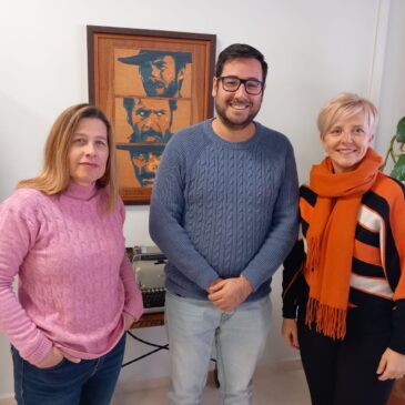 Reunión con el alcalde de Tabernas para promocionar el Ciclo Formativo