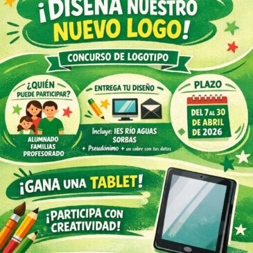 🎨 ¡CONCURSO DE LOGOTIPO — DISEÑA EL NUEVO LOGO DEL IES RÍO AGUAS!
